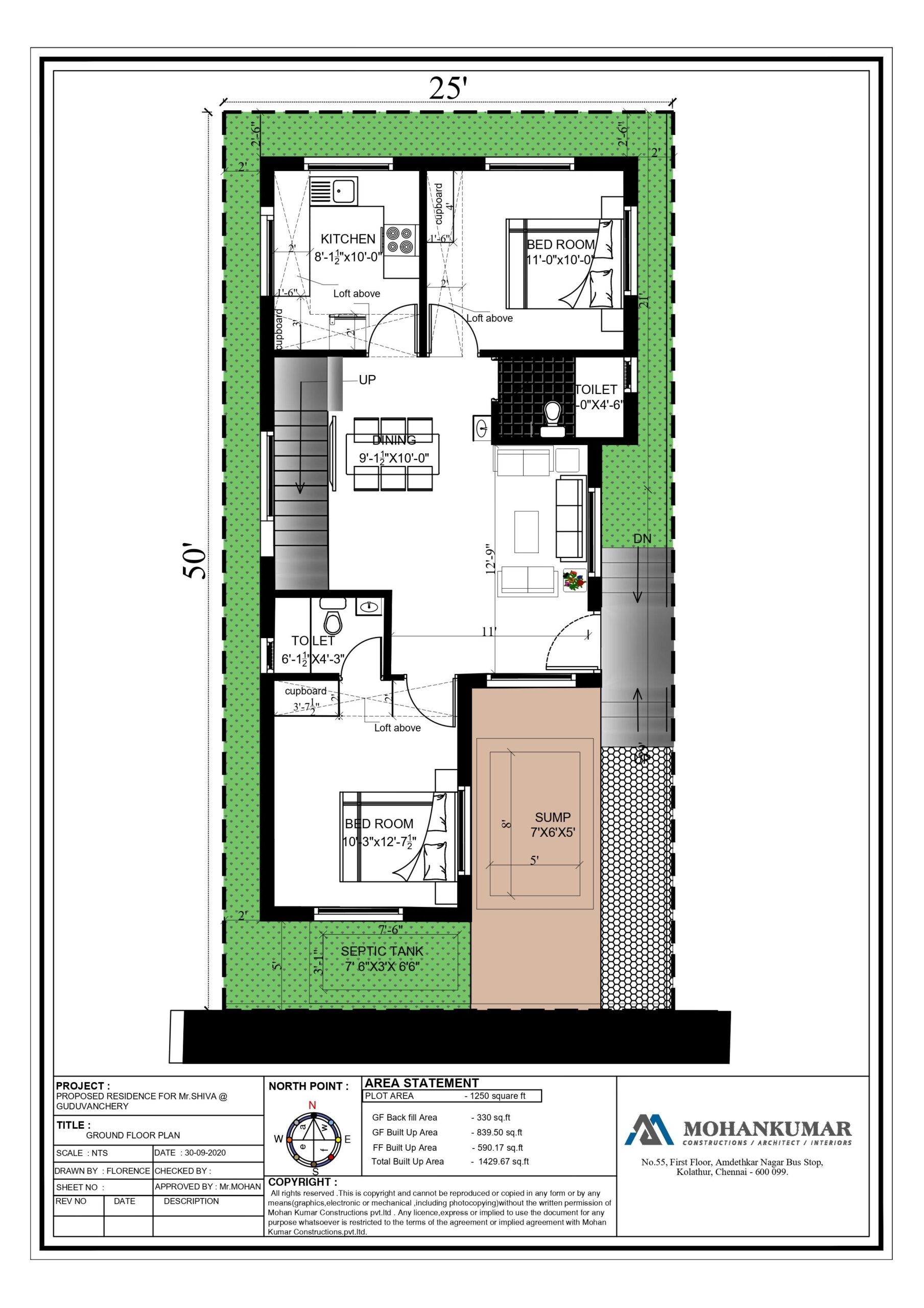 1250 duplex house plan